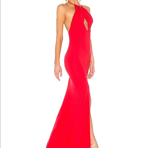 Lovers and Friends Rosa Gown in Red Rose - Picture 2 of 5